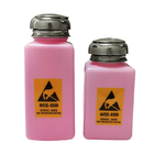 Botella segura estática anti del dispensador del ESD del rosa de 4OZ 6OZ 8OZ para el solvente