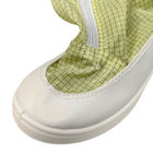 Sin polvo Unisex duradero Anti estático Capa de calzado de trabajo ESD Sala limpia Botas de PU
