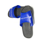 Los zapatos de seguridad económicos del ESD del deslizador lavable del PVC colorean el lenguado superior azul de W/Black