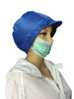 Re top seguro usable respirable Mesh Window del sombrero 5x5 cm del ESD de la ropa del ESD