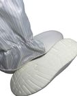 La seguridad del ESD del cuero superior del PVC calza el lenguado cómodo de la PU de la manga de la raya de 5m m