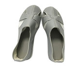 Calzado hecho a mano exquisito Grey Butterfly Style For Cleanroom blanco del ESD del estilo japonés