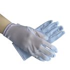 Talla m libre de polvo ligera/L de los guantes de nylon del punto de la inspección del recinto limpio