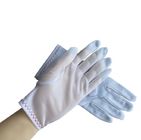 Talla m libre de polvo ligera/L de los guantes de nylon del punto de la inspección del recinto limpio