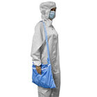Bolso estático anti del ESD de la tela azul de la tira del recinto limpio 5m m libre de polvo