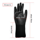 Alargue la palma negra de la PU del ESD del poliéster estático anti de los guantes cubierta