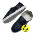 Lavable reutilizable antiestático azul de los zapatos de seguridad del ESD de la tela de malla del PVC