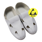 Zapatos de seguridad lavables libres de polvo blancos del ESD con el lenguado anti del resbalón del PVC