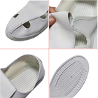 Zapatos de seguridad lavables libres de polvo blancos del ESD con el lenguado anti del resbalón del PVC