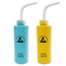 Uso industrial de dispensación seguro antiestático plástico de la botella del ESD del HDPE amarillo de la impresión