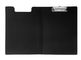 Color vertical del negro del tablero de clip de Foldover de la caja fuerte del ESD de los materiales de oficina de A4 ESD
