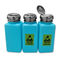Color azul 8OZ del alcohol del ESD del recinto limpio del dispensador de la botella plástica de la bomba