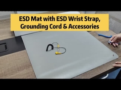 ESD Tapón de mesa de PVC gris Tapón antistatico con botón para el área antistatico