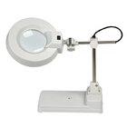 herramientas seguras de escritorio del ESD de la lámpara de la lupa LED de 3x que magnifican 5x 8x