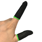 Los pulgares respirables negros del juego de la pantalla táctil envuelven las yemas del dedo para el juego PUBG
