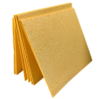 Resistente da alta temperatura comprimido de las esponjas del soldador del algodón de la pulpa de madera