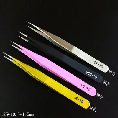 Las pinzas coloridas de la extensión de la pestaña del maquillaje modificaron para requisitos particulares