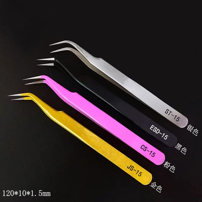 Las pinzas coloridas de la extensión de la pestaña del maquillaje modificaron para requisitos particulares
