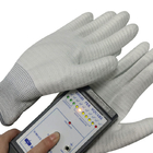 La palma estática anti de la PU del poliéster cubrió los guantes del ESD para la industria electrónica