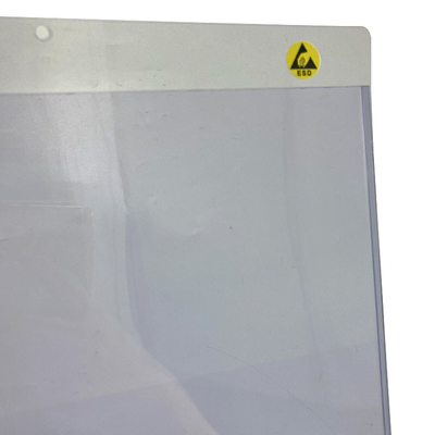 Tenedor de documento del ESD de la prenda impermeable del PVC antiestático para el recinto limpio