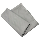El gris 10m m raya la fibra de carbono del poliéster el 1% de la tela de algodón del poliéster del ESD del peso pesado el 65%