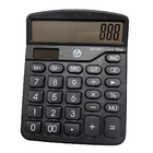 Calculadora estática anti del ESD de la calculadora de 12 dígitos de la oficina libre de polvo negra del recinto limpio