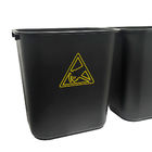 35L PP Cuadrado de plástico contenedor de residuos antistático ESD Electrostático de la sala limpia caja de herramientas de la basura