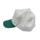 Salón limpio ESD 5 mm Sombrero de poliéster de rayas Trabajo libre de polvo Sombrero antistatico de béisbol