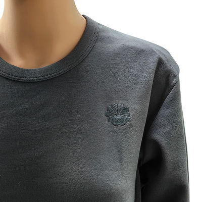 Seti de ropa interior de algodón de punto libre de polvo ropa antiestática unisex seguridad personal