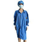 Vestido a prueba de polvo ESD manguito de espandéx libre de polvo poliéster lino libre de humo para el laboratorio sala limpia