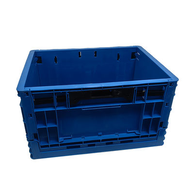 Caja de almacenamiento plegable ESD azul