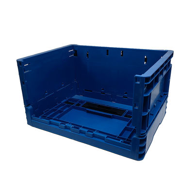 Caja de almacenamiento plegable ESD azul