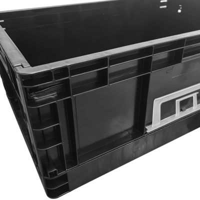 Componentes electrónicos plegables Caja de contenedores Caja antistática Caja de contenedores de palets Caja de almacenamiento de PCB de plástico
