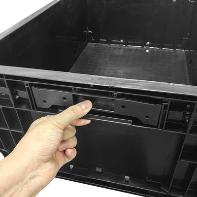 Componentes electrónicos plegables Caja de contenedores Caja antistática Caja de contenedores de palets Caja de almacenamiento de PCB de plástico