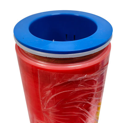 Película de envoltura de LDPE rojo transparente antistatico de 500 mm Película de estiramiento ESD