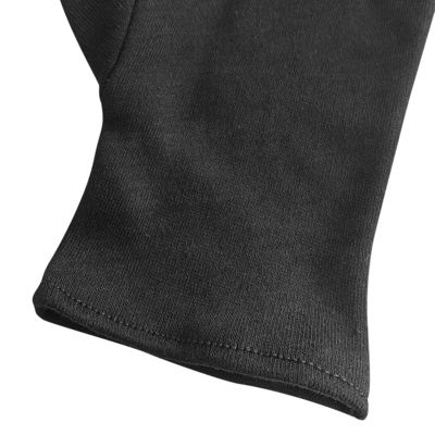 Guantes de algodón 100% negro Ceremonia Guantes transpirables humectantes absorbentes Uniformes