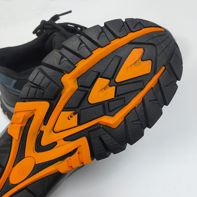 Zapatillas deportivas de trabajo industrial y de construcción para hombres resistentes a los impactos y resistentes a los impactos con características de seguridad para los dedos de las patas de acero