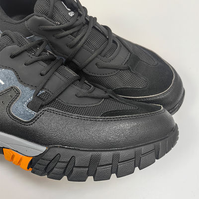 Zapatillas deportivas de trabajo industrial y de construcción para hombres resistentes a los impactos y resistentes a los impactos con características de seguridad para los dedos de las patas de acero