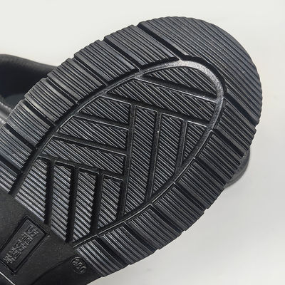 Unisex Anti Smash zapatos de trabajo de construcción baja talla de acero suela media de caucho de acero dedo de pie de cuero zapatos de seguridad superior