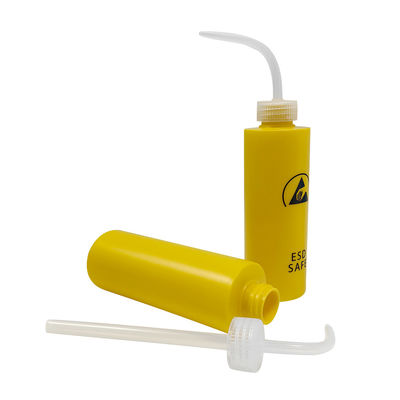 500 ml ESD Antistático Botella de lavado Tipo de compresión de plástico Dispensador de alcohol Dispensador de pegamento antiestático para el área segura de ESD
