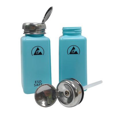 IPA 8OZ (aproximadamente 240 ml) Dispensador de disolvente de plástico ESD Dispensador antistático Botella de alcohol
