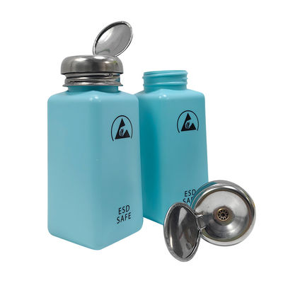 IPA 8OZ (aproximadamente 240 ml) Dispensador de disolvente de plástico ESD Dispensador antistático Botella de alcohol