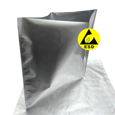 60 * 60cm ESD Bolsas de papel de aluminio de boca plana Bolsas de protección de embalaje antistatico impermeable sellado por calor