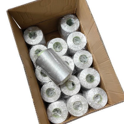150D/2 hilo de costura conductor gris para prendas de vestir antiestáticas para fabricar poliéster de fibra de carbono hilo de fibra conductora larga