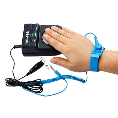 110*72*40mm Negro 498 Medidor de seguridad ESD Testador de correa de pulsera para áreas EPA