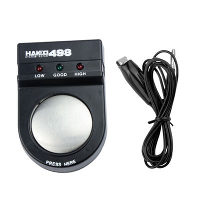 110*72*40mm Negro 498 Medidor de seguridad ESD Testador de correa de pulsera para áreas EPA