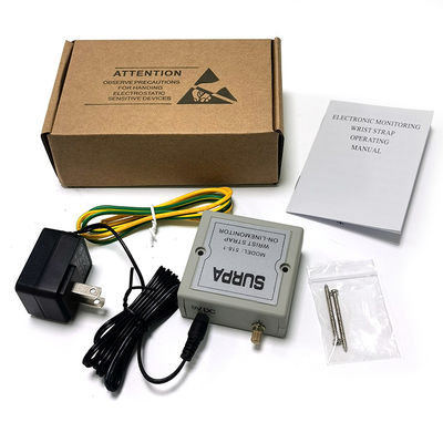 Monitoreo de correa de muñeca antistática 518-1 Alarma de anillo electrostático Esd Probador de correa de muñeca