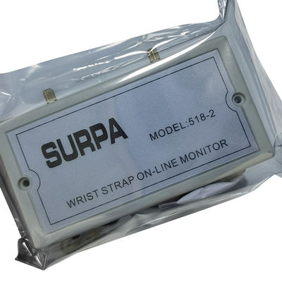 518-2 ESD Monitoreo de correa de muñeca antiestática Alarma de anillo electrostático Probador de correa de muñeca antiestática