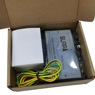 518-2 ESD Monitoreo de correa de muñeca antiestática Alarma de anillo electrostático Probador de correa de muñeca antiestática