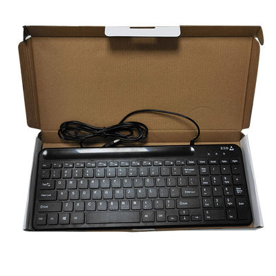 Uso de sala limpia ESD Negro ESD Antistático Con cableado de teclado de ratón para laboratorio